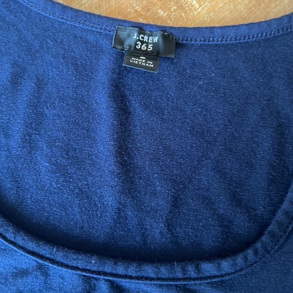 J Crew bodysuit, cotton, navy blue, small - Picture 3 of 8